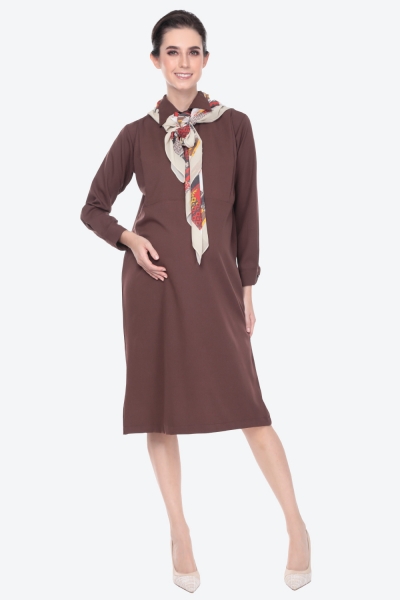 Louisa Plain In Dark Brown  Louisa Plain In Dark Brown